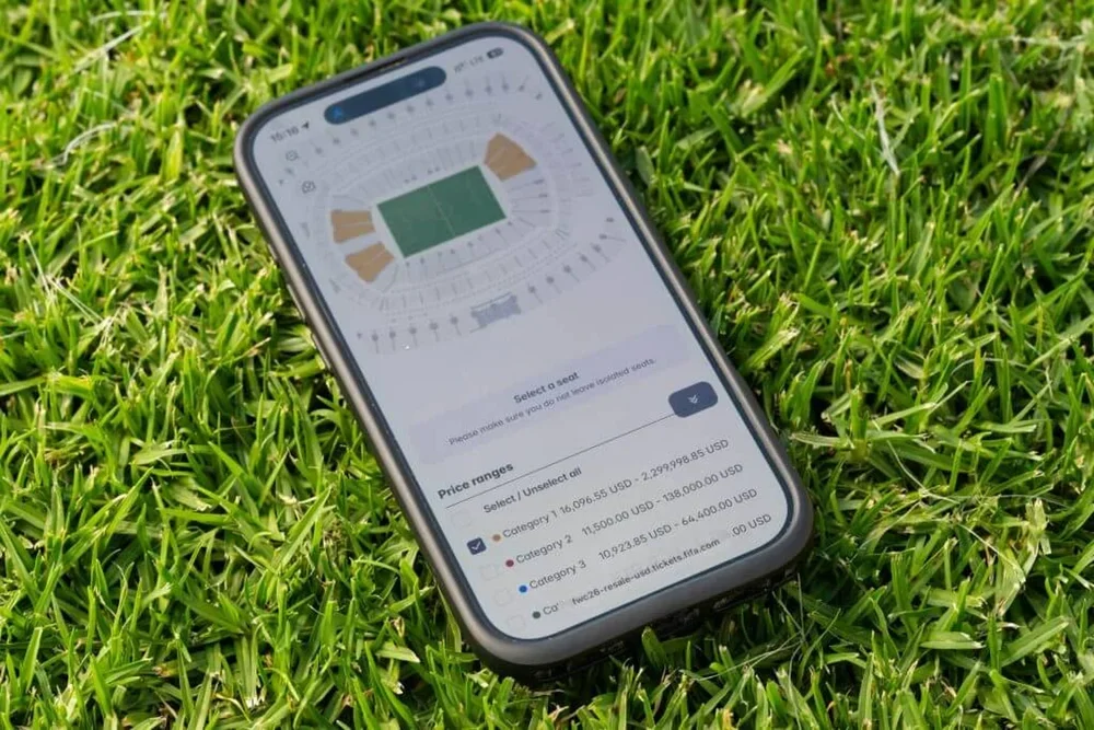 World Cup tickets on FIFA's mobile resale platform